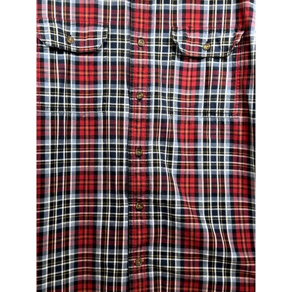 Carhartt Mens Shirt XL Plaid Flannel Button Down Long Sleeve Collar Relaxed Fit - Picture 4 of 9